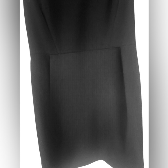 ♠️ Kate Spade Sleeveless Round Neck Back Zip A-Line Black Dress Size 10 - Picture 4 of 6